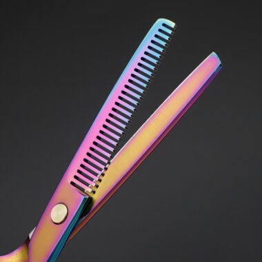 6-Inch Black Hair Scissor Set for Salon and Home Use