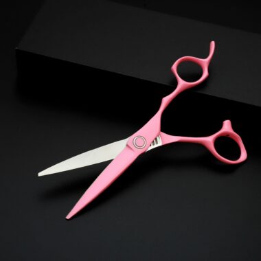  Black Gold Hair Scissor Set with Thinning and Cutting Shears