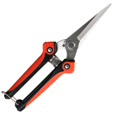 Stainless steel pruning shears set for fruit trees and vineyards