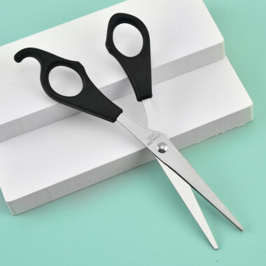  Pipe Handle Hair Scissor Set with Fishbone Thinning Shear