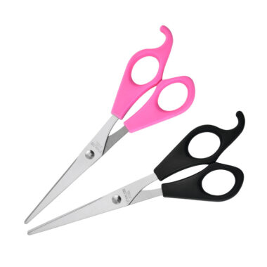  Pipe Handle Hair Scissor Set with Fishbone Thinning Shear