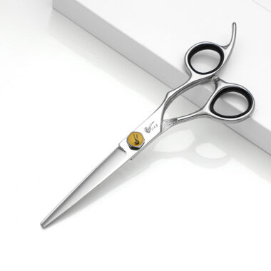 Pipe Handle Hair Scissor Set with Fishbone Thinning Shear