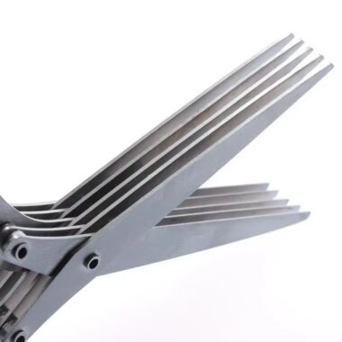 Multi-layer stainless steel kitchen herb scissors for onion and nori