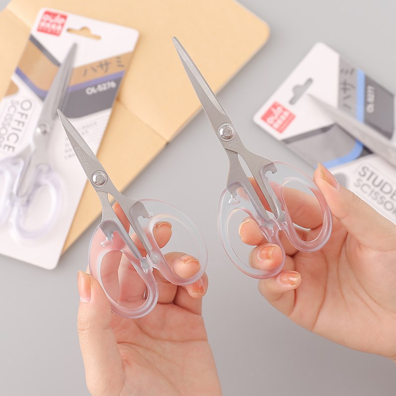 2-in-1 stainless steel scissors and utility knife for home and office use