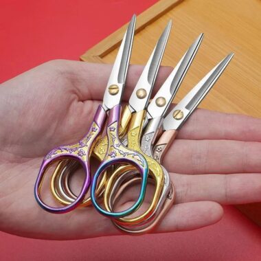 Stainless steel office scissors for student handcraft and paper cutting