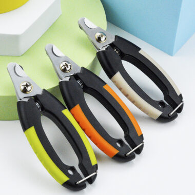 Stainless steel pet nail clippers for small and large dogs