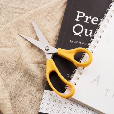 Stainless steel safety scissors for kids and students

