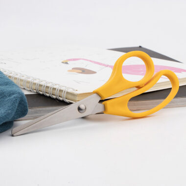 Stainless steel safety scissors for kids and students


