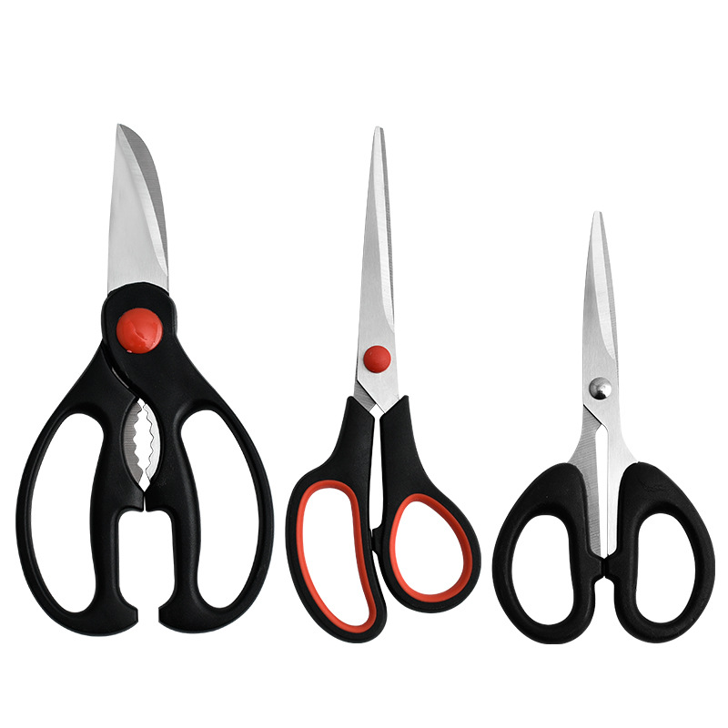 Yangjiang stainless steel kitchen scissors 3-piece set for versatile cutting