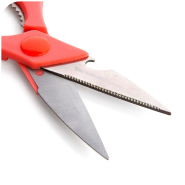 Heavy duty stainless steel kitchen scissors for cutting chicken bones and meat