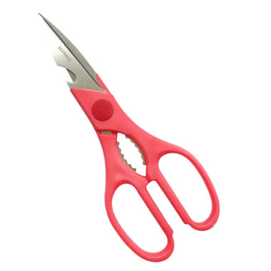 Heavy duty stainless steel kitchen scissors for cutting chicken bones and meat