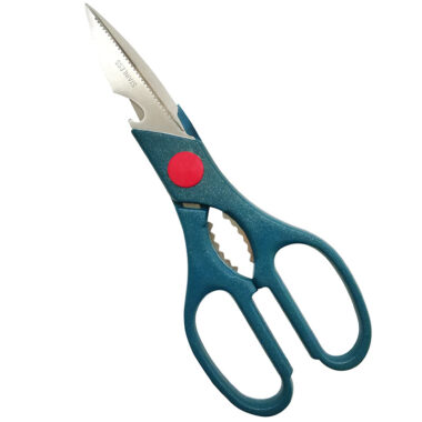 Heavy duty stainless steel kitchen scissors for cutting chicken bones and meat